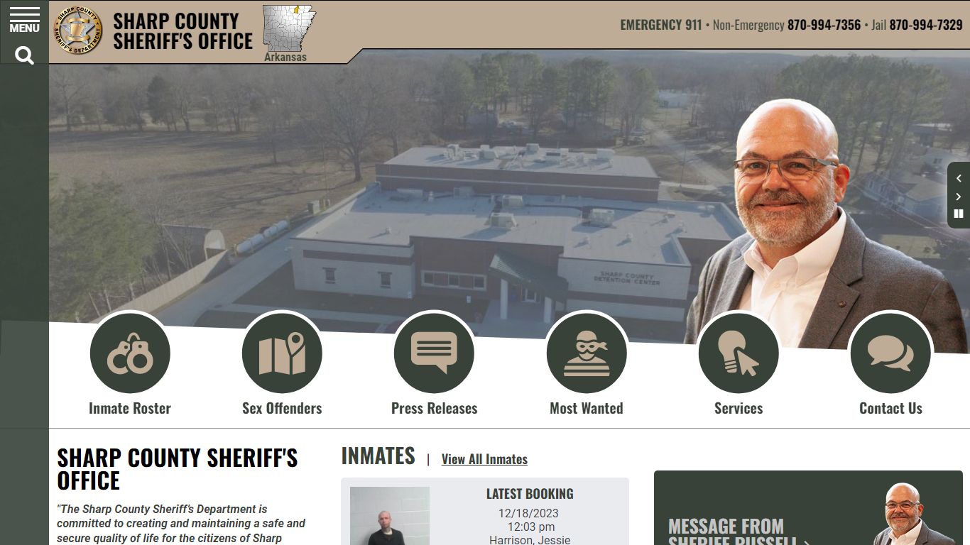 Inmate Roster (68) - Sharp County Sheriff